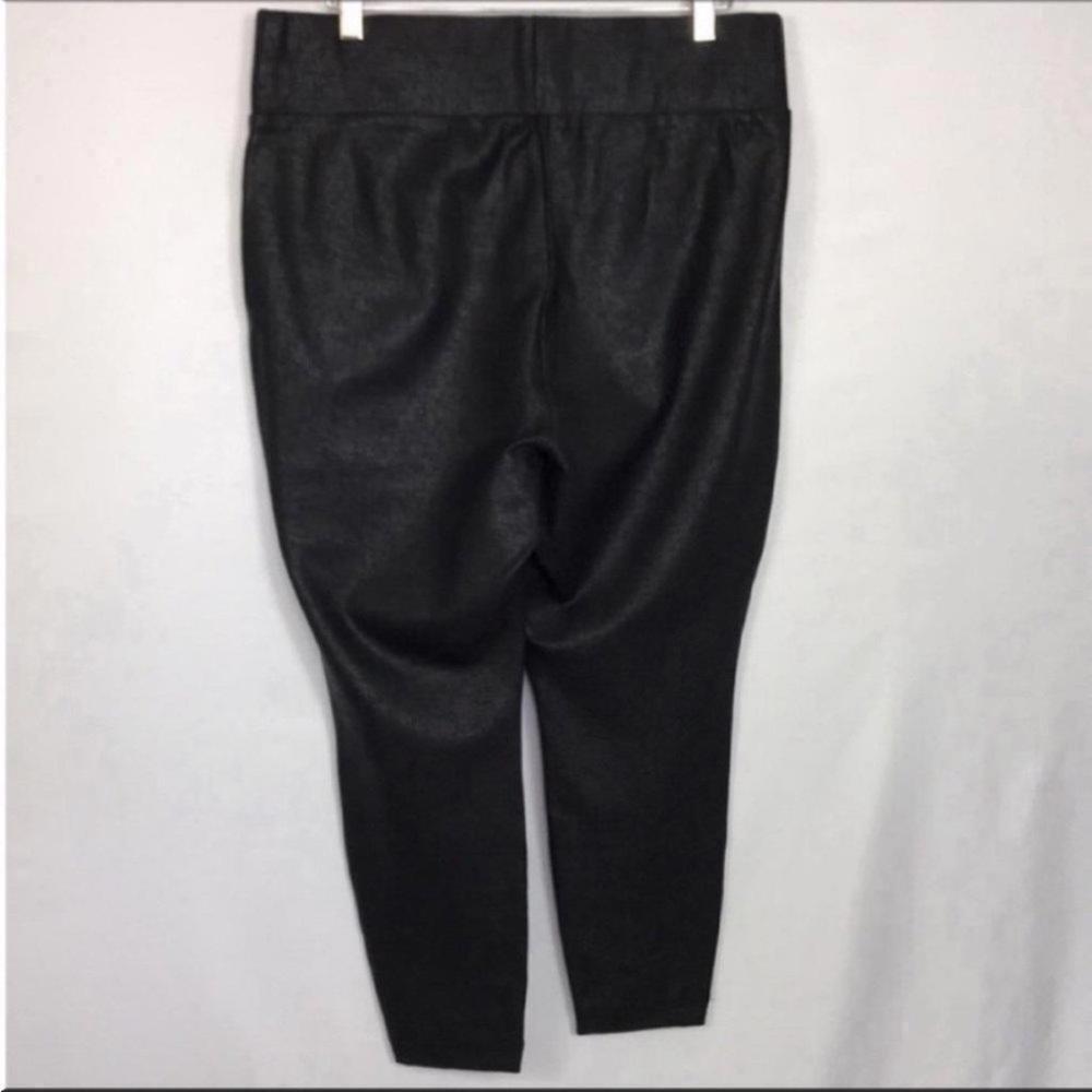 Torrid Womens High‎ Rise Faux Leather Skinny Pants Black Size 2 - Picture 3 of 9